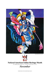 The 1st Commemorative National American Indian Heritage Month Poster